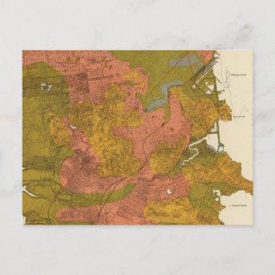 San Francisco intensity of earthquake Postcard