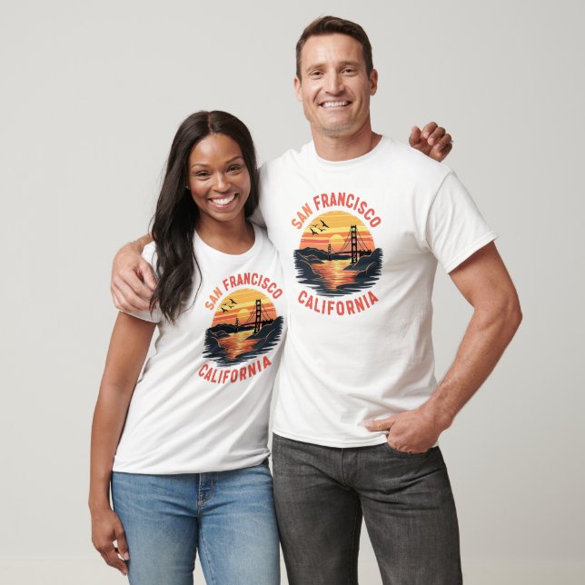 San Francisco Lighthouse Sunset Journey Tee (Unisex)