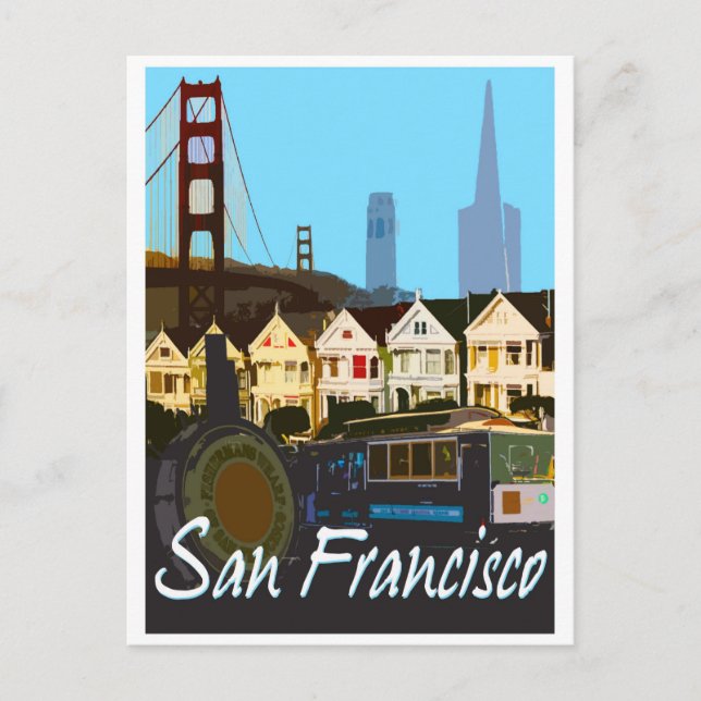 San Francisco Montage Postcard (Front)