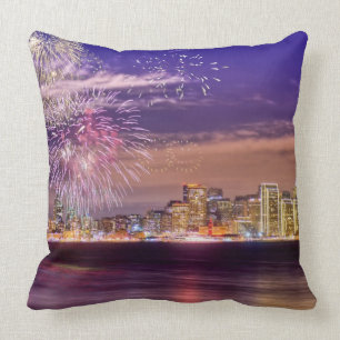 San Francisco New Year Fireworks Cushion