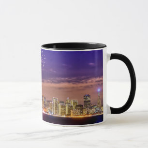 San Francisco New Year Fireworks Mug