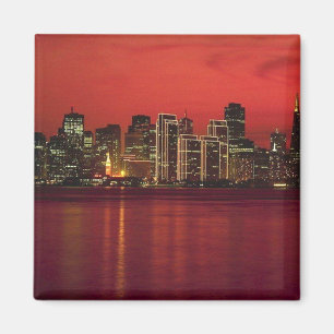 San Francisco Nitetime Skyline Magnet