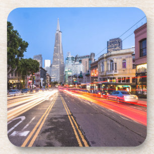 San Francisco North Beach Motion Blur Traffic Coaster