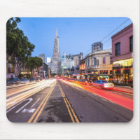 San Francisco North Beach Motion Blur Traffic