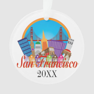 San Francisco Ornament