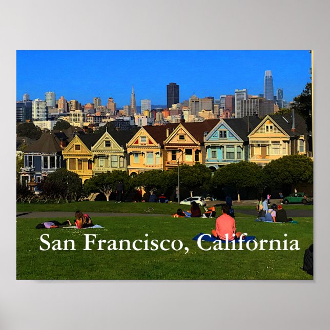 San Francisco Painted Ladies #1 Poster (Front)