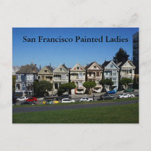 San Francisco Painted Ladies #4-1 Postcard