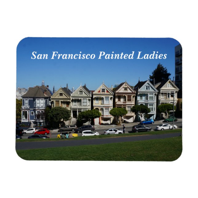 San Francisco Painted Ladies #4 Magnet (Horizontal)