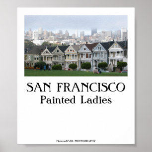 SAN FRANCISCO - Painted Ladies Poster