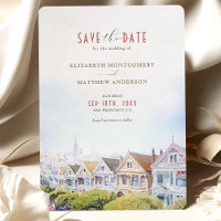 San Francisco Painted Ladies Save the Date