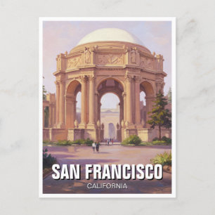 San Francisco Palace of Fine Arts California  Postcard