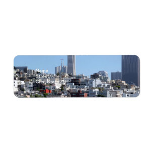 San Francisco Panorama Return Address Label
