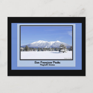 San Francisco Peaks In Snow Postcard