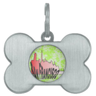 San Francisco Pet Name Tag