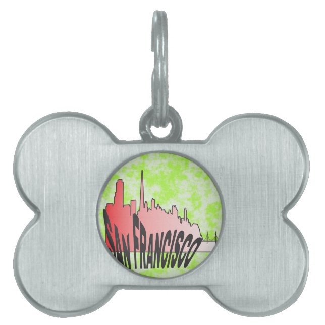 San Francisco Pet Name Tag (Front)
