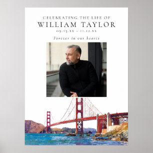 San Francisco Photo Funeral Memorial Welcome Sign