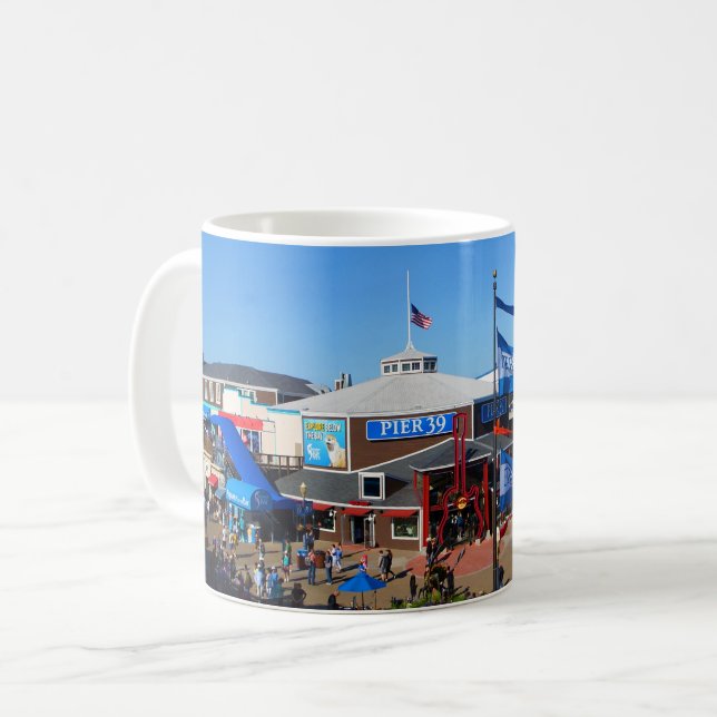 San Francisco Pier 39 #12 Mug (Front Left)