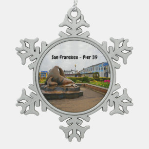 San Francisco Pier 39 #13 Snowflake Ornament