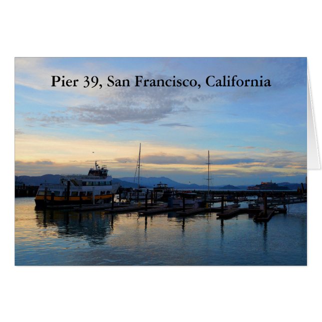 San Francisco Pier 39 #1-2 Card (Front Horizontal)