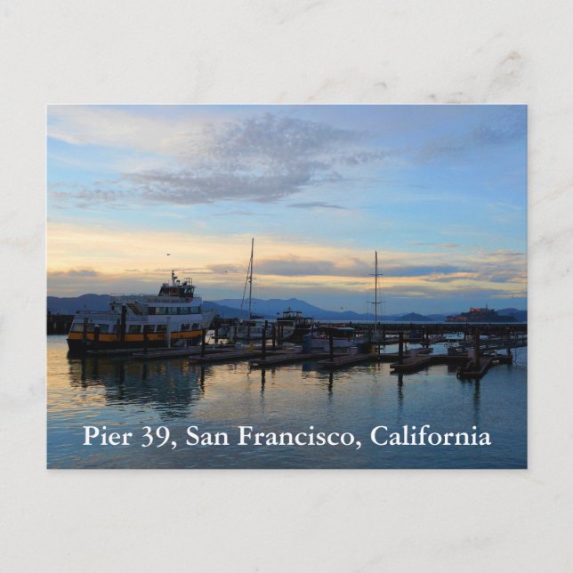 San Francisco Pier 39 #1 Postcard (Front)