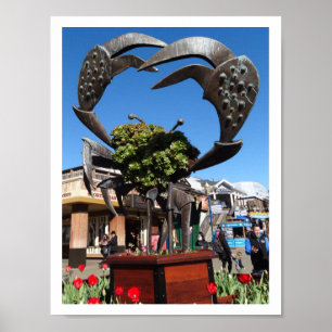 San Francisco Pier 39 Crab Statue #1-2 Poster