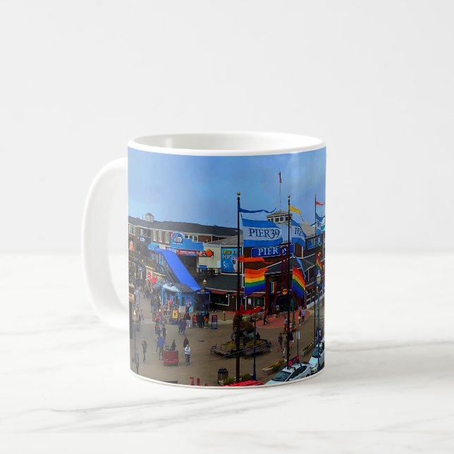 San Francisco Pier 39 Pride #1 Mug (Front Left)