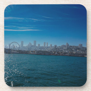 San Francisco Pier 39 Waterfront Photograph Coaster