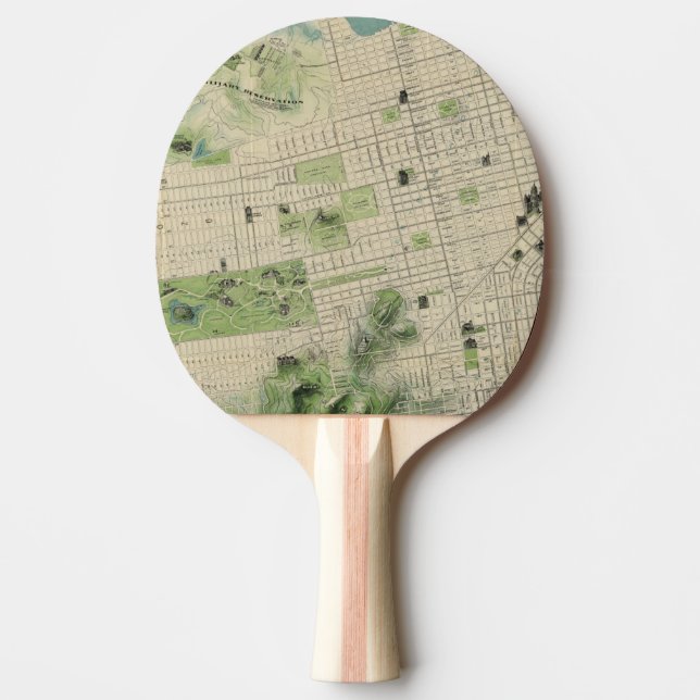 San Francisco Ping Pong Paddle (Front)