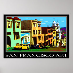 San Francisco Pop Art 69 - Photo Art Poster