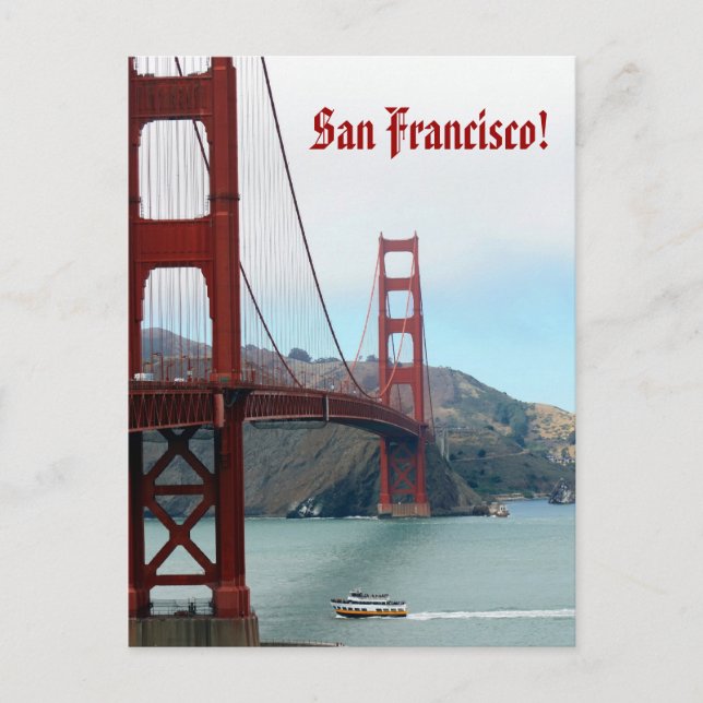 San Francisco Postcard (Front)