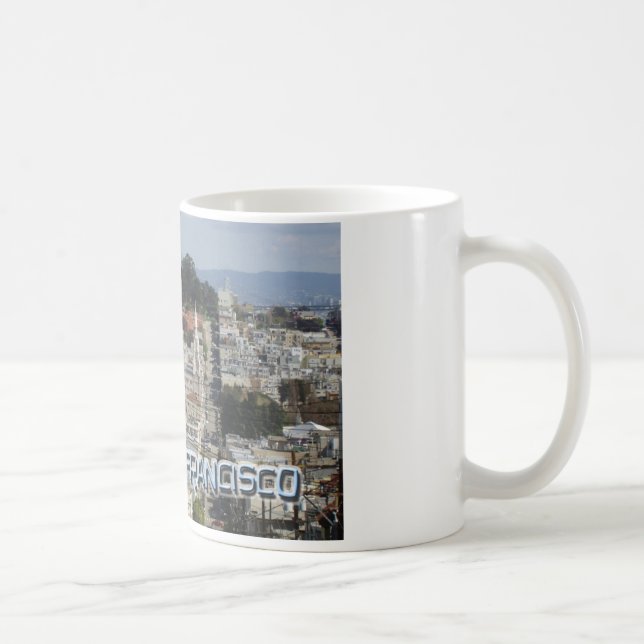 San Francisco Postcard Style Coffee Mug (Right)