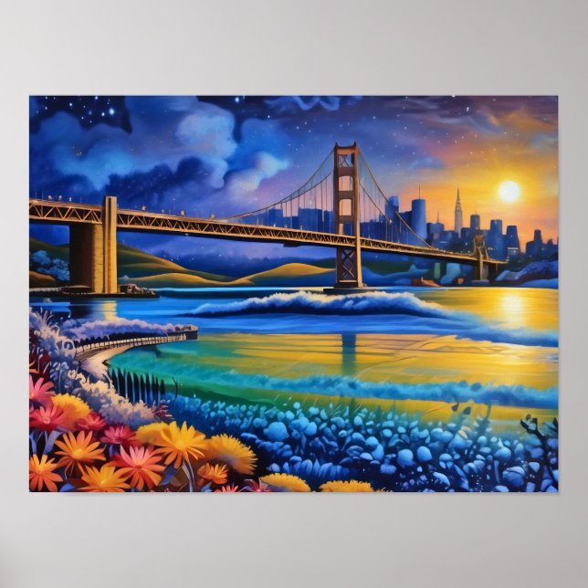 San Francisco Print, Value Poster Paper (Matte) (Front)