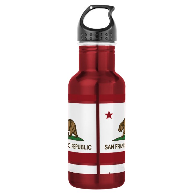 San Francisco Republic Flag 532 Ml Water Bottle (Front)