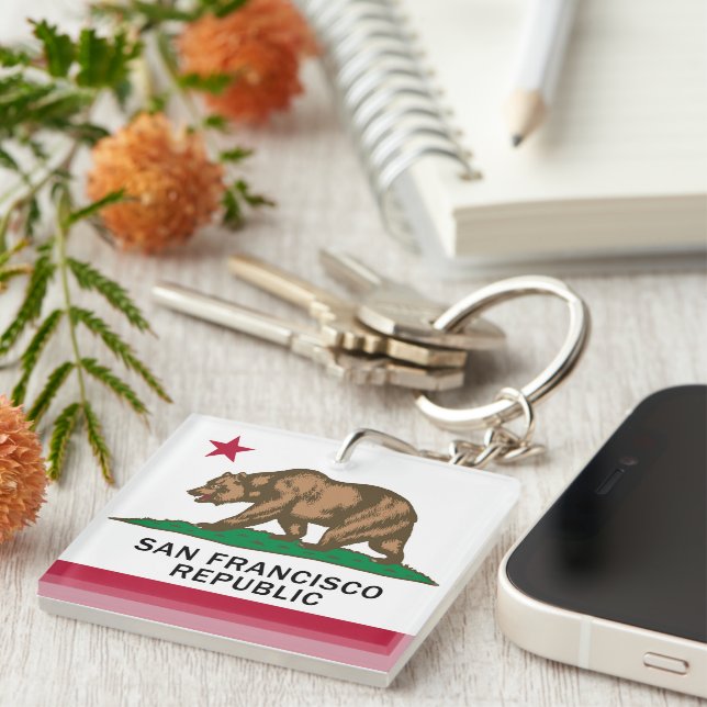 San Francisco Republic  Key Ring (Front Right)