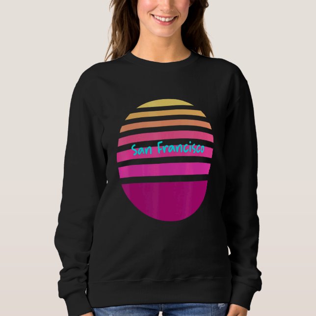 San Francisco Retro Sunset Sweatshirt (Front)