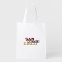 San Francisco Reusable Grocery Bag