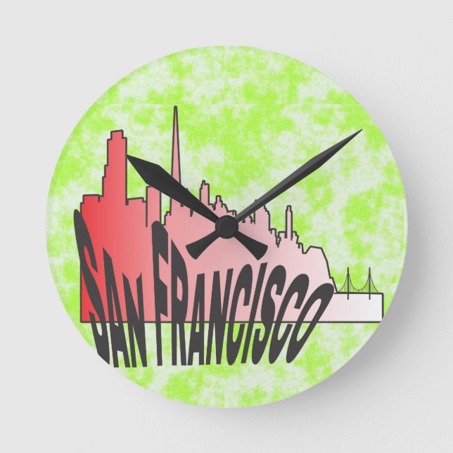 San Francisco Round Clock (Front)