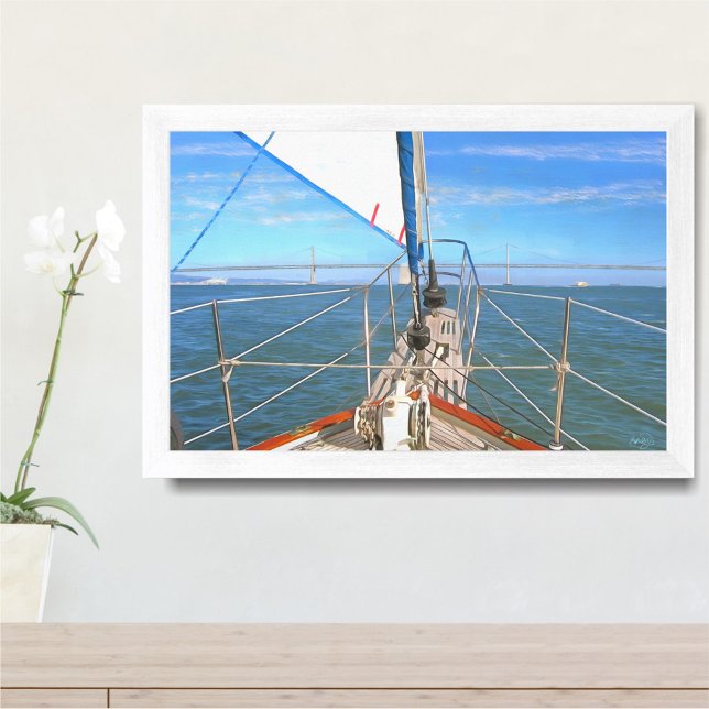 San Francisco Sailing 0869 Art Print (Creator Uploaded)