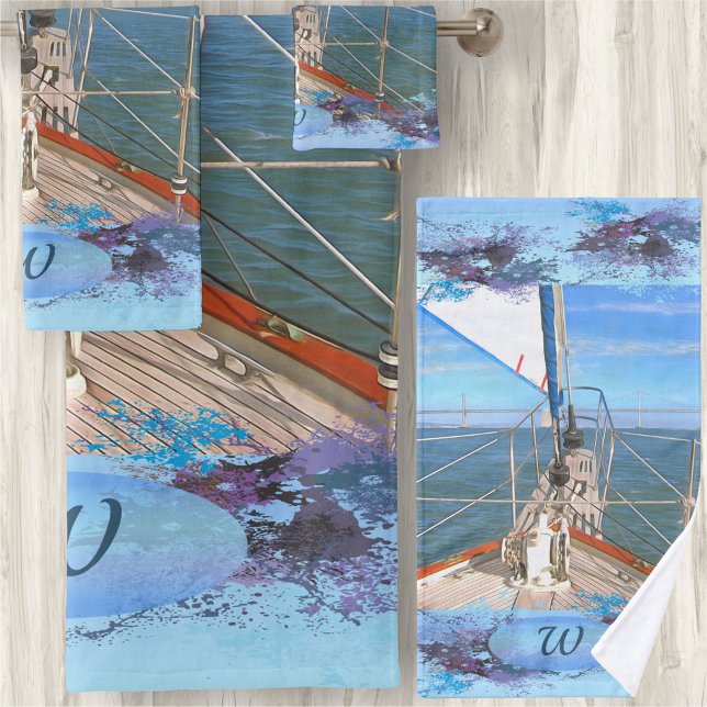 San Francisco Sailing 0869 Bath Towel Set (Creator Uploaded)