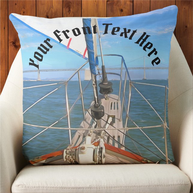 San Francisco Sailing 0869 Cushion (Creator Uploaded)