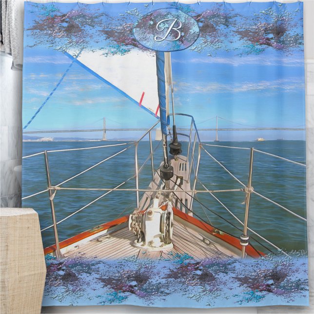 San Francisco Sailing 0869 Shower Curtain (Creator Uploaded)