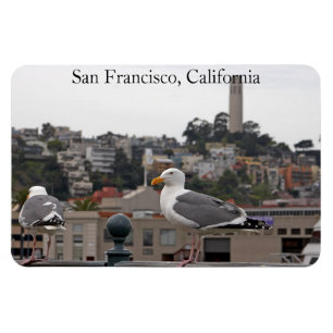 San Francisco Seagull Premium Flexi Magnet