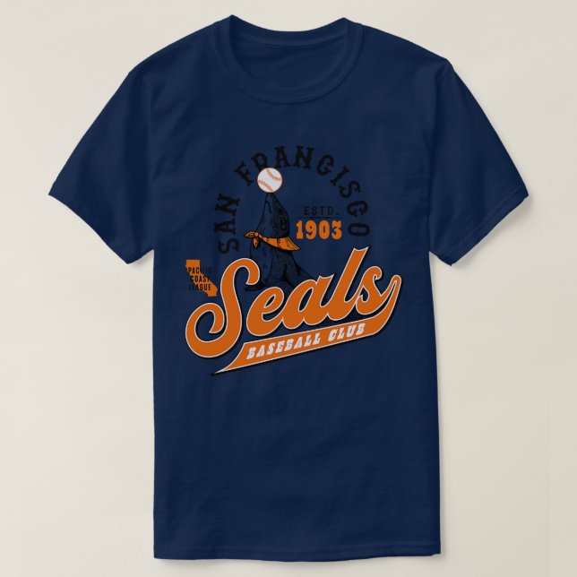 San Francisco Seals 1 T-Shirt (Design Front)