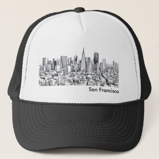 San Francisco SF Citiscape Trucker Hat
