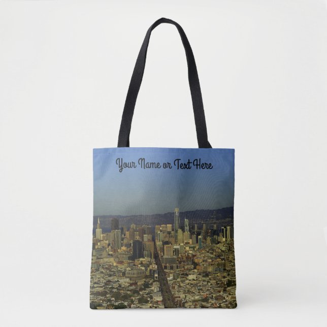 San Francisco Skyline #13 All Over Print Tote Bag (Front)