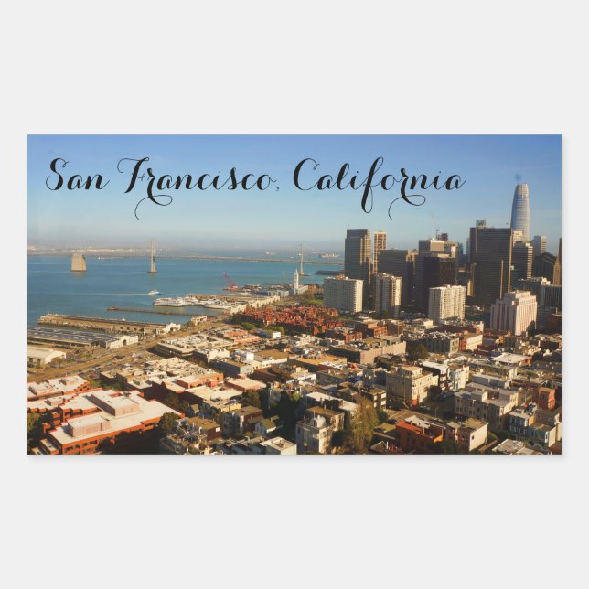 San Francisco Skyline #9-3 Stickers (Front)