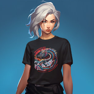 San Francisco Skyline Anime Dragon: Lunar New Year T-Shirt