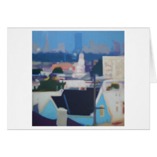 San Francisco Skyline (blue)