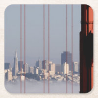 San Francisco Skyline from Golden Gate Bridge.