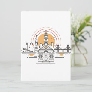 San Francisco Skyline Invitation